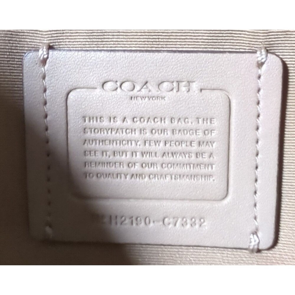 Coach Kristy Colorblock Leather Snake Embossed 3 compartment shoulder bag in EUC - Picture 12 of 14